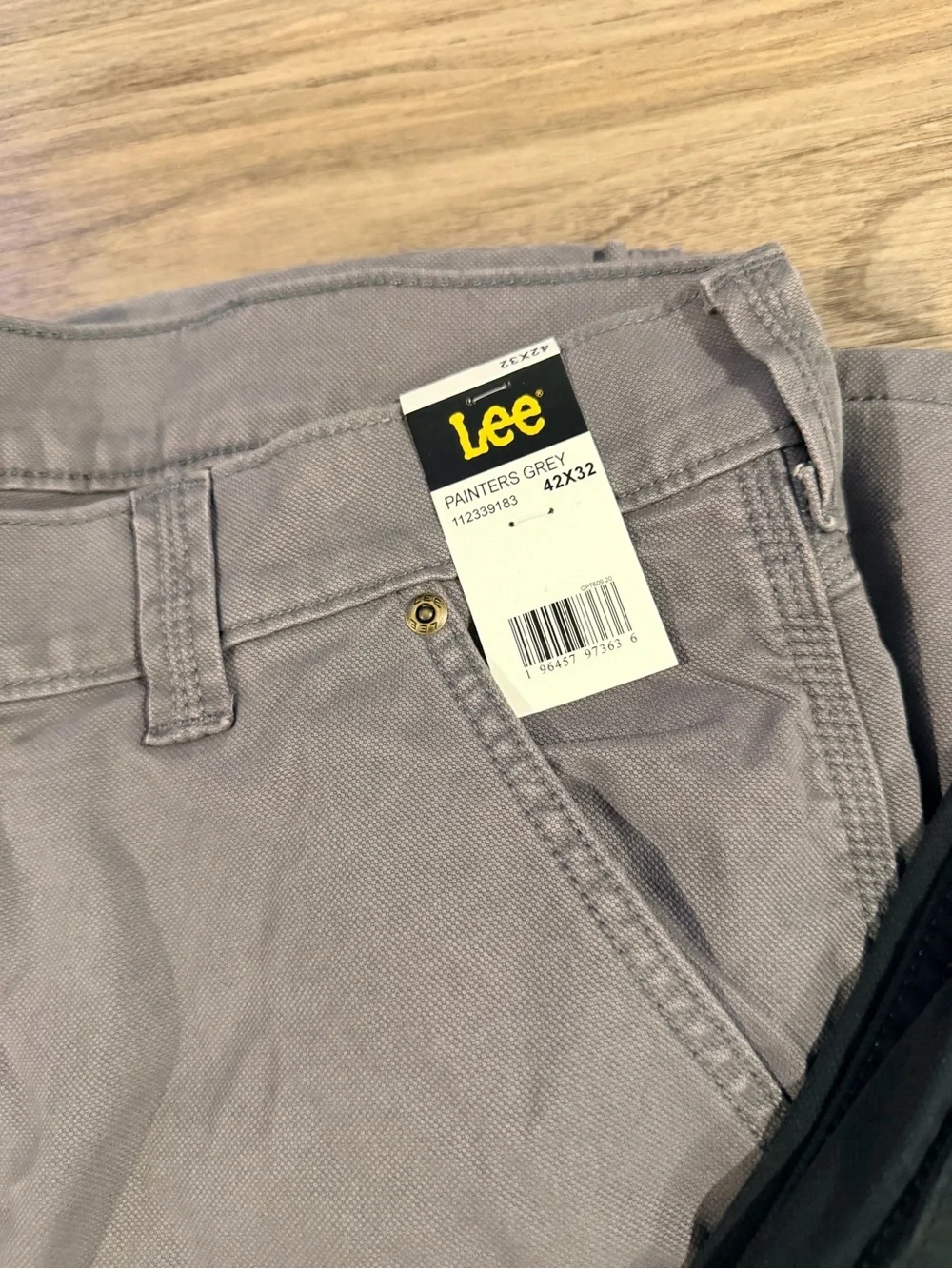 Lee Workwear Carpenter Utility Pants 42x32 Lot of 3 NWT Black Gray Khaki